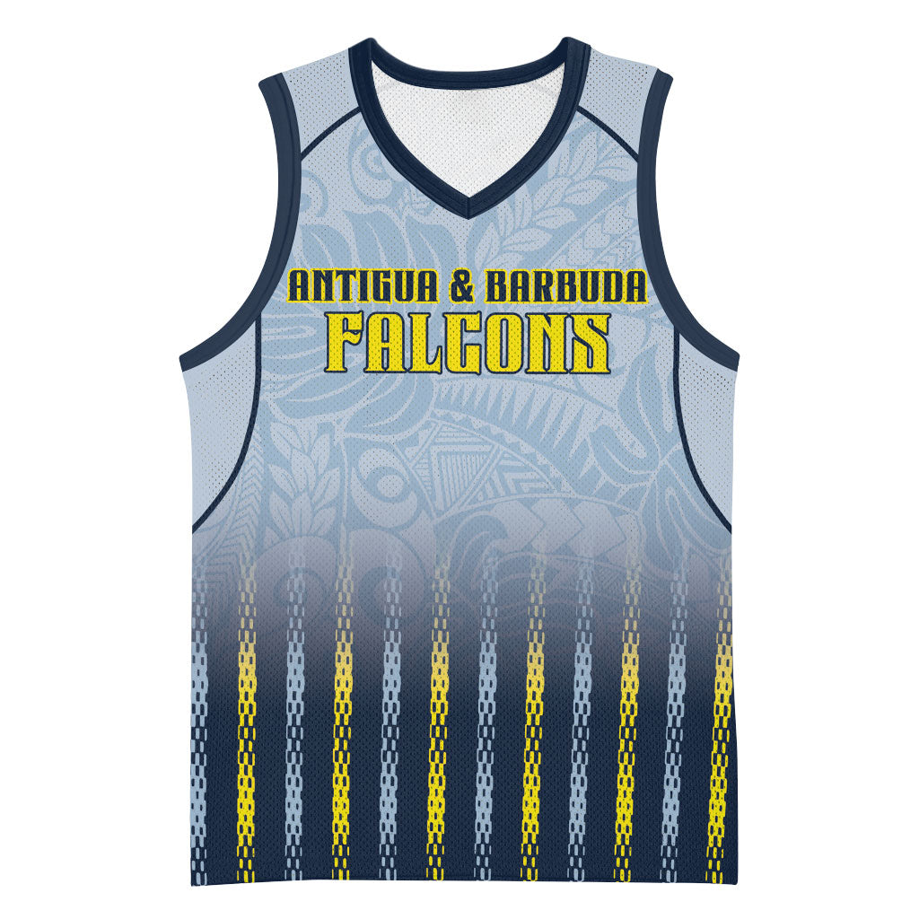 Custom Antigua And Barbuda 2026 Cricket Basketball Jersey Fly High Falcons