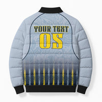 Custom Antigua And Barbuda 2026 Cricket Bomber Puffer Jacket Fly High Falcons