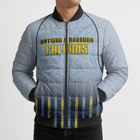 Custom Antigua And Barbuda 2026 Cricket Bomber Puffer Jacket Fly High Falcons