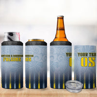 Custom Antigua And Barbuda 2026 Cricket 4 in 1 Can Cooler Tumbler Fly High Falcons