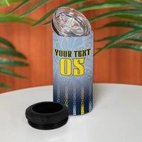 Custom Antigua And Barbuda 2026 Cricket 4 in 1 Can Cooler Tumbler Fly High Falcons