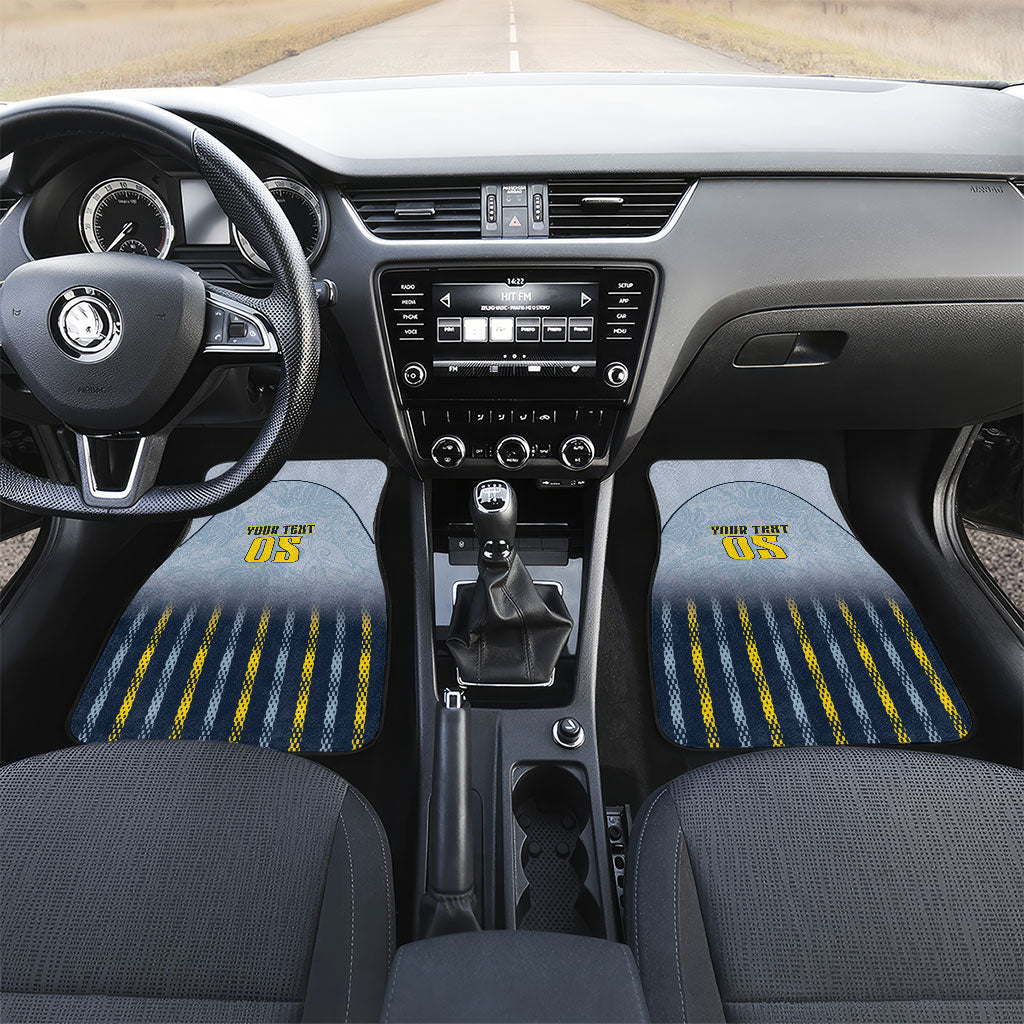 Custom Antigua And Barbuda 2026 Cricket Car Mats Fly High Falcons