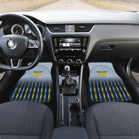 Custom Antigua And Barbuda 2026 Cricket Car Mats Fly High Falcons