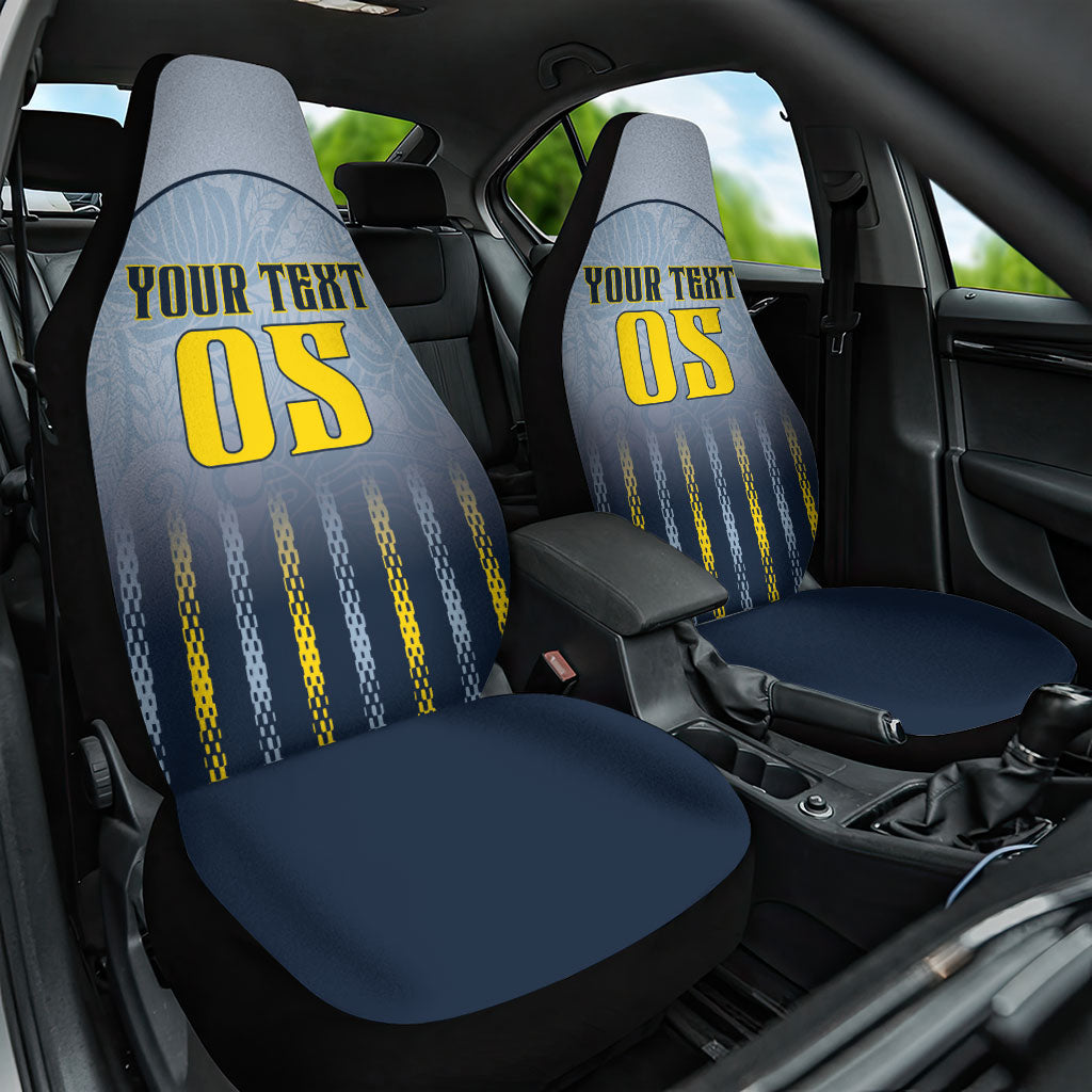 Custom Antigua And Barbuda 2026 Cricket Car Seat Cover Fly High Falcons