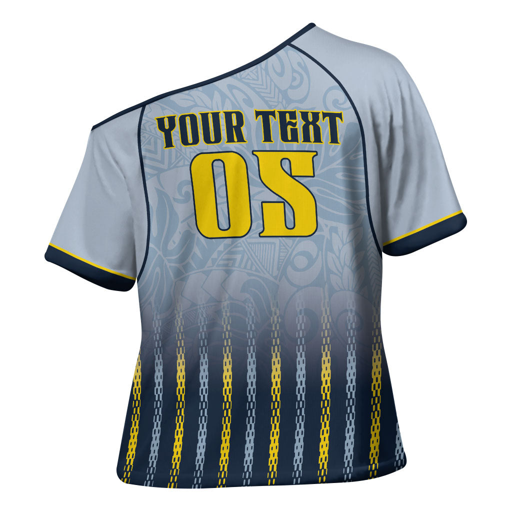 Custom Antigua And Barbuda 2026 Cricket Cross Shoulder Shirt Fly High Falcons