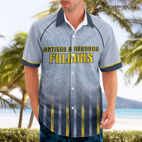 Custom Antigua And Barbuda 2026 Cricket Hawaiian Shirt Fly High Falcons
