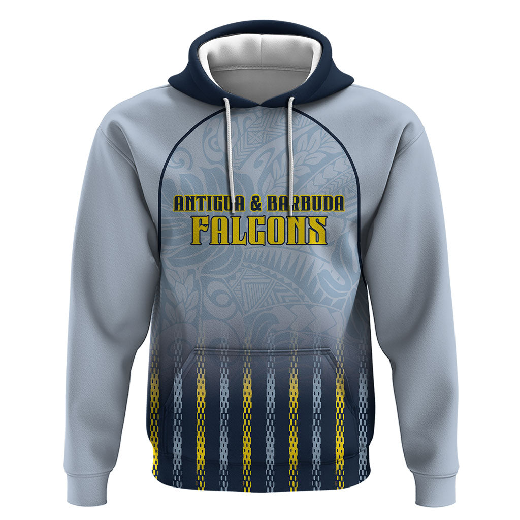 Custom Antigua And Barbuda 2026 Cricket Hoodie Fly High Falcons