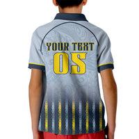 Custom Antigua And Barbuda 2026 Cricket Kid Polo Shirt Fly High Falcons