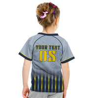 Custom Antigua And Barbuda 2026 Cricket Kid T Shirt Fly High Falcons