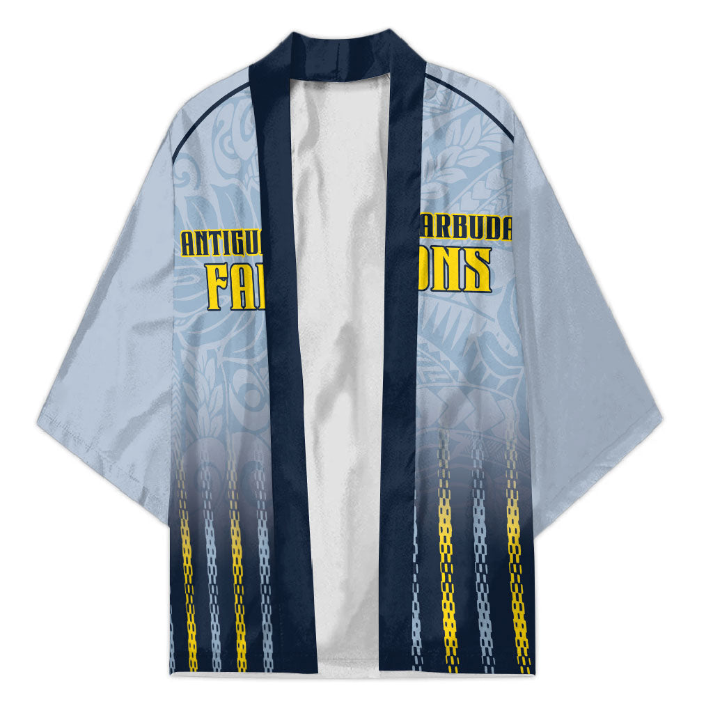Custom Antigua And Barbuda 2026 Cricket Kimono Fly High Falcons