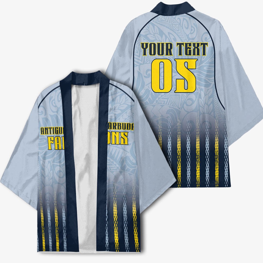 Custom Antigua And Barbuda 2026 Cricket Kimono Fly High Falcons