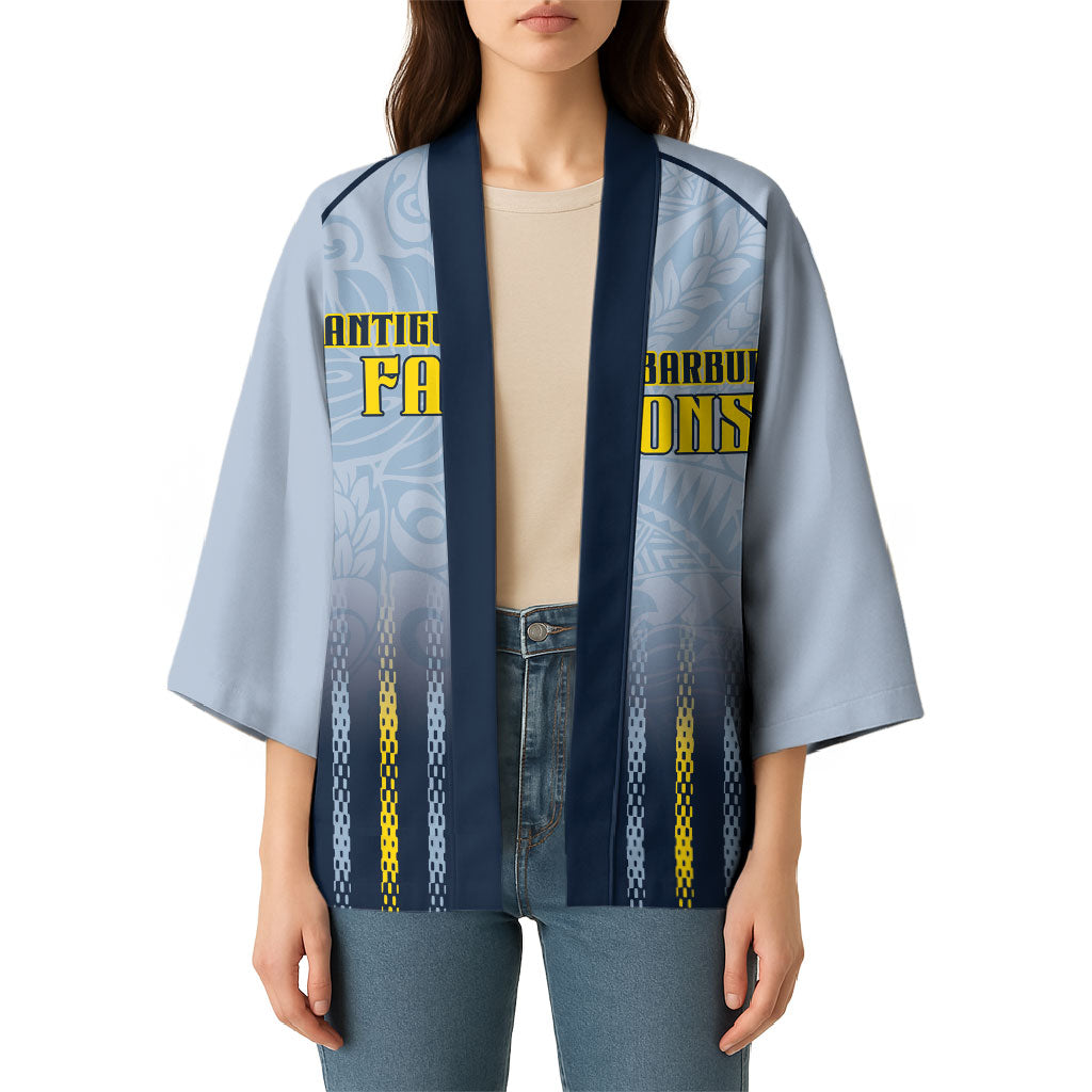 Custom Antigua And Barbuda 2026 Cricket Kimono Fly High Falcons