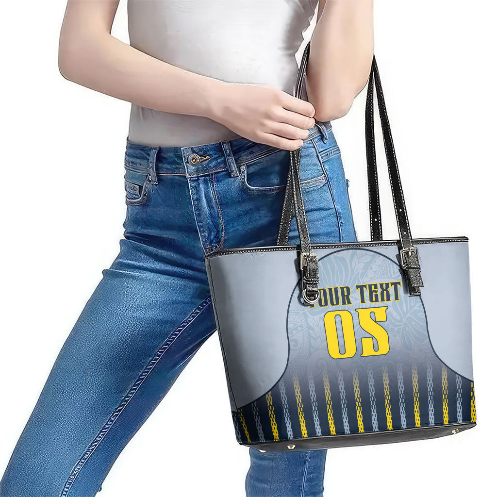 Custom Antigua And Barbuda 2026 Cricket Leather Tote Bag Fly High Falcons