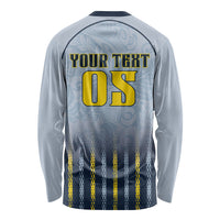 Custom Antigua And Barbuda 2026 Cricket Long Sleeve Shirt Fly High Falcons