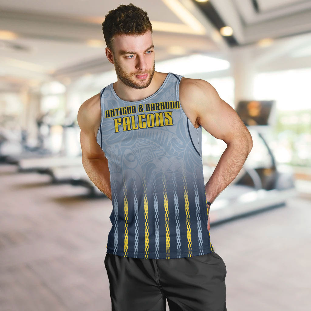Custom Antigua And Barbuda 2026 Cricket Men Tank Top Fly High Falcons