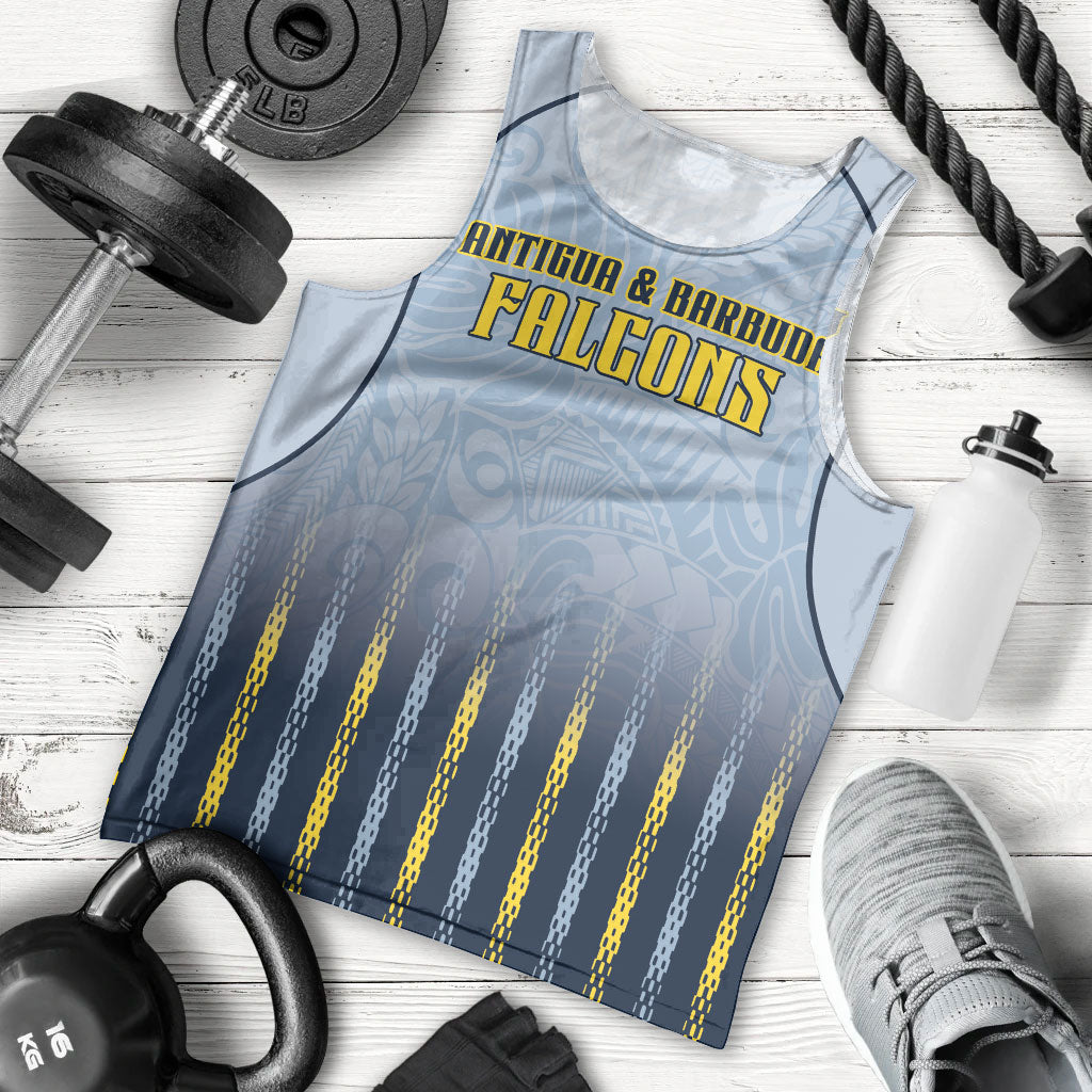 Custom Antigua And Barbuda 2026 Cricket Men Tank Top Fly High Falcons