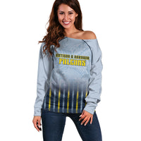 Custom Antigua And Barbuda 2026 Cricket Off Shoulder Sweater Fly High Falcons