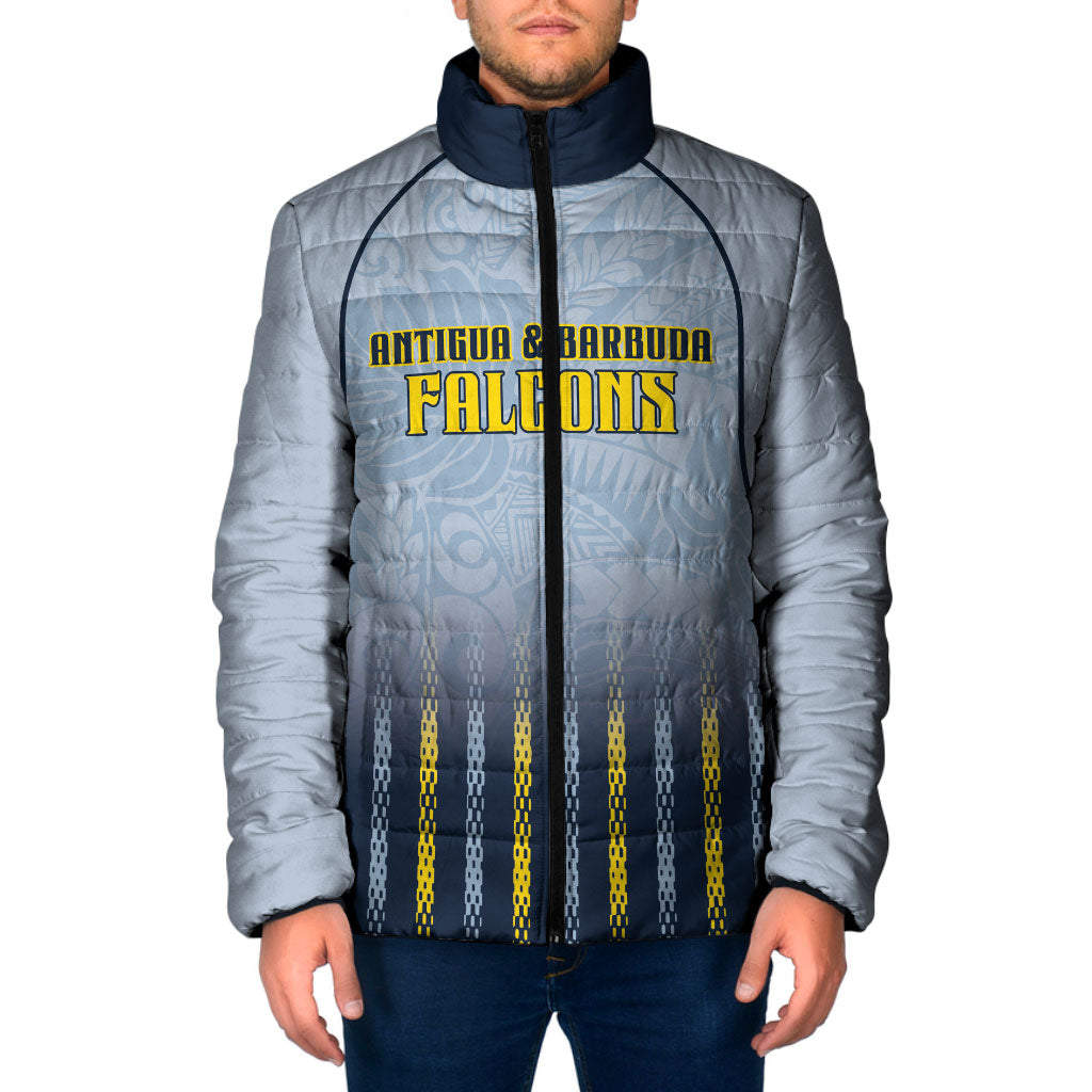 Custom Antigua And Barbuda 2026 Cricket Padded Jacket Fly High Falcons