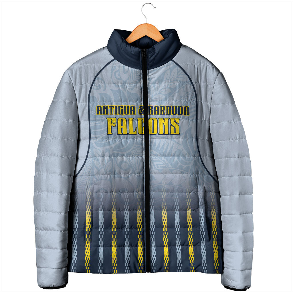 Custom Antigua And Barbuda 2026 Cricket Padded Jacket Fly High Falcons