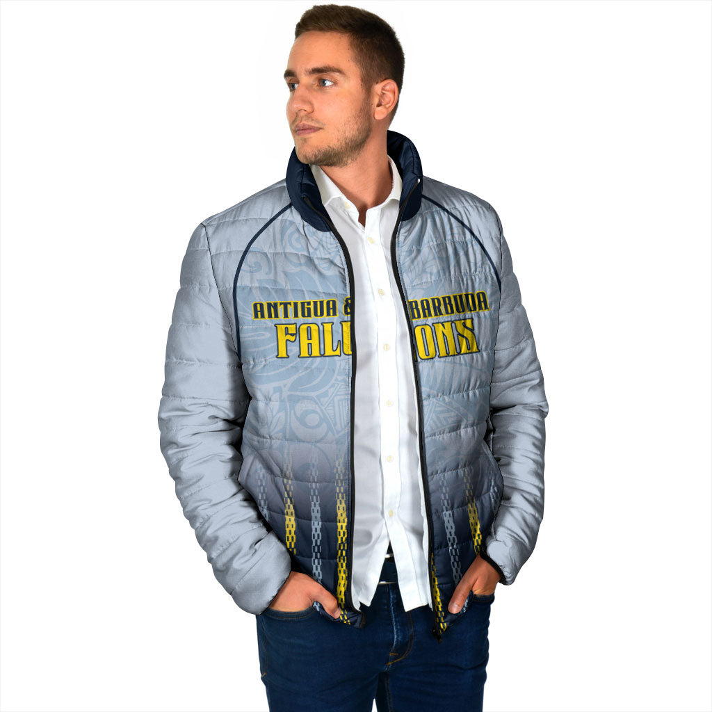 Custom Antigua And Barbuda 2026 Cricket Padded Jacket Fly High Falcons
