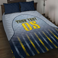 Custom Antigua And Barbuda 2026 Cricket Quilt Bed Set Fly High Falcons