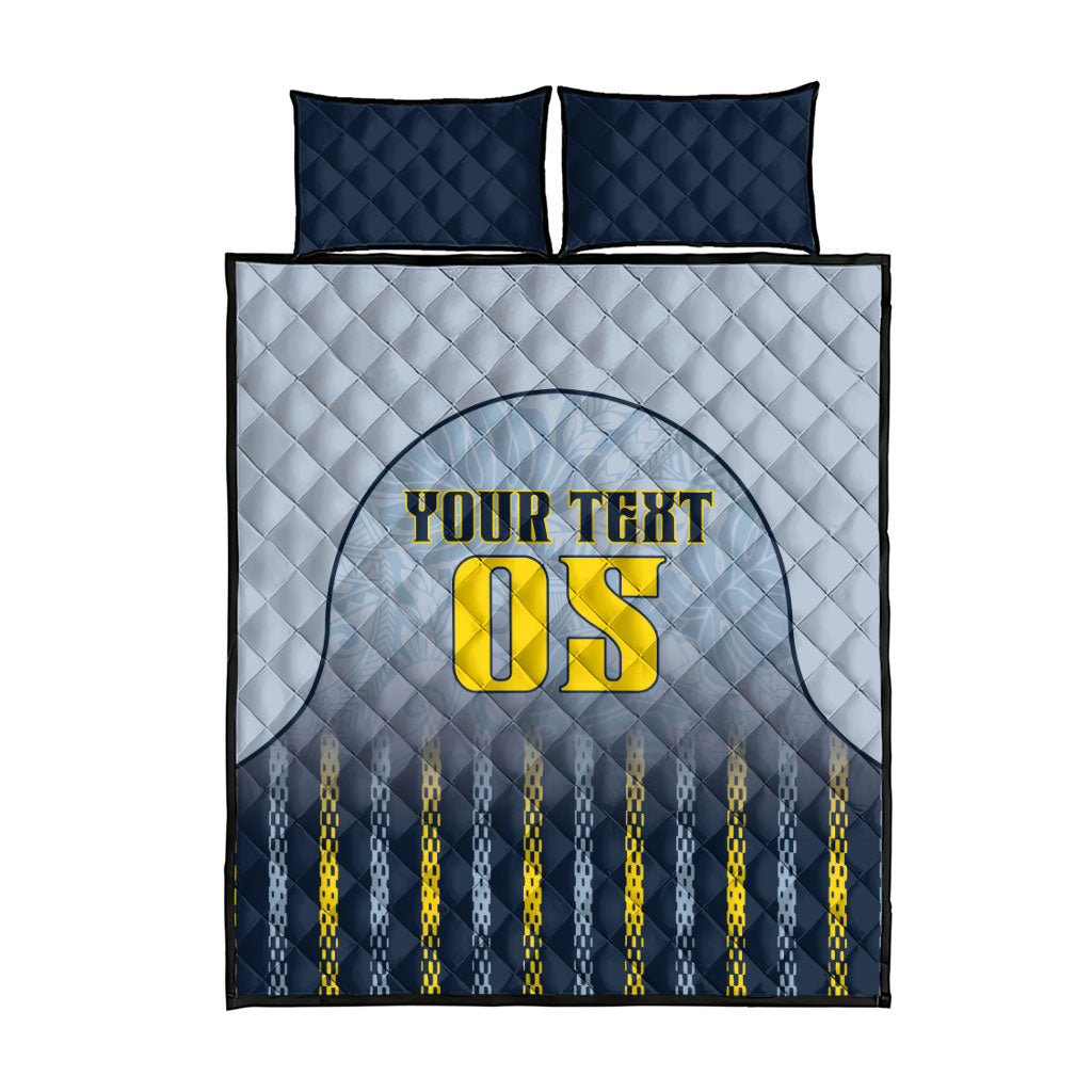 Custom Antigua And Barbuda 2026 Cricket Quilt Bed Set Fly High Falcons