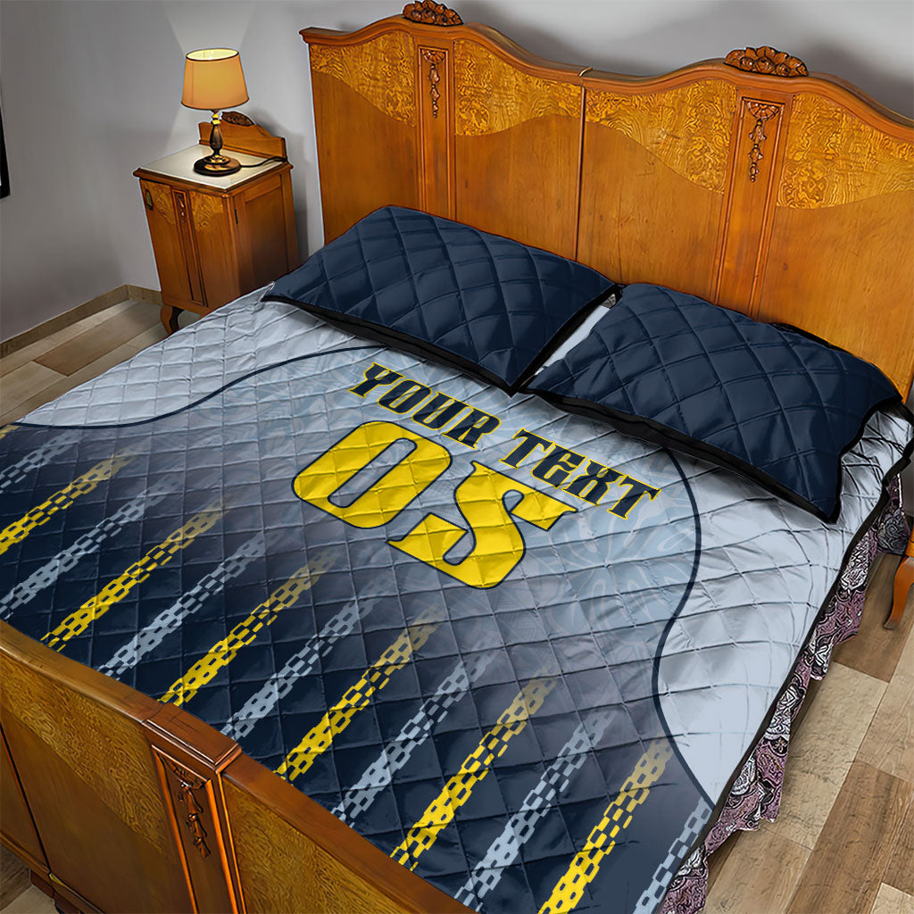 Custom Antigua And Barbuda 2026 Cricket Quilt Bed Set Fly High Falcons