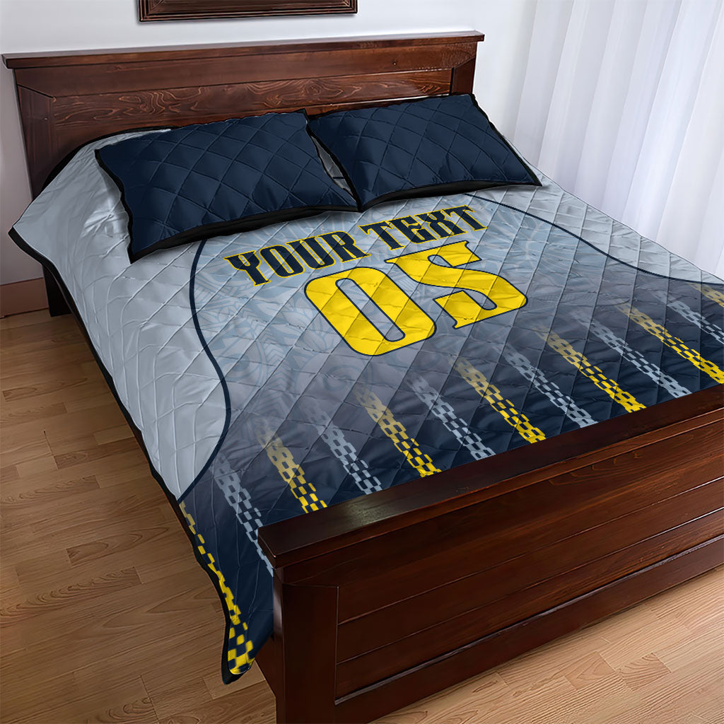 Custom Antigua And Barbuda 2026 Cricket Quilt Bed Set Fly High Falcons