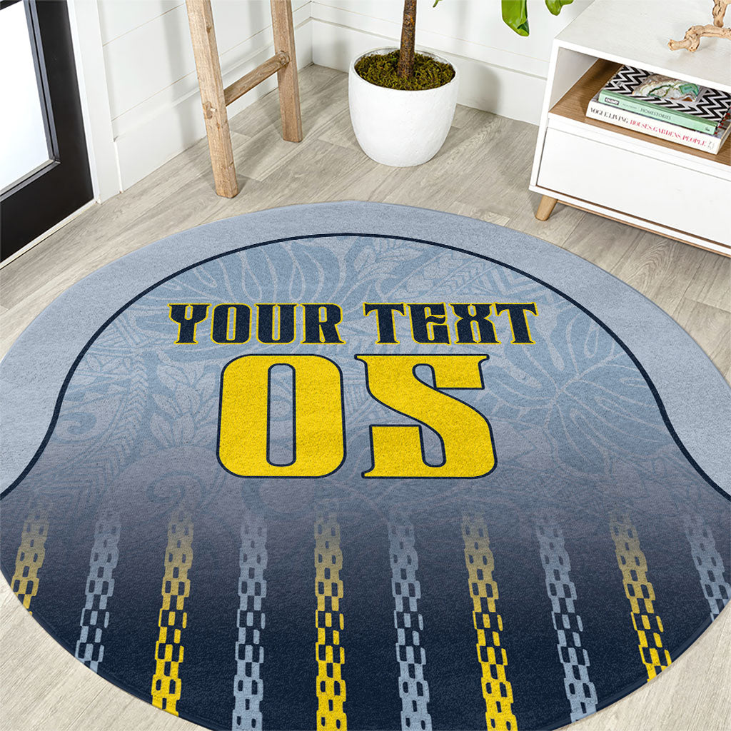 Custom Antigua And Barbuda 2026 Cricket Round Carpet Fly High Falcons