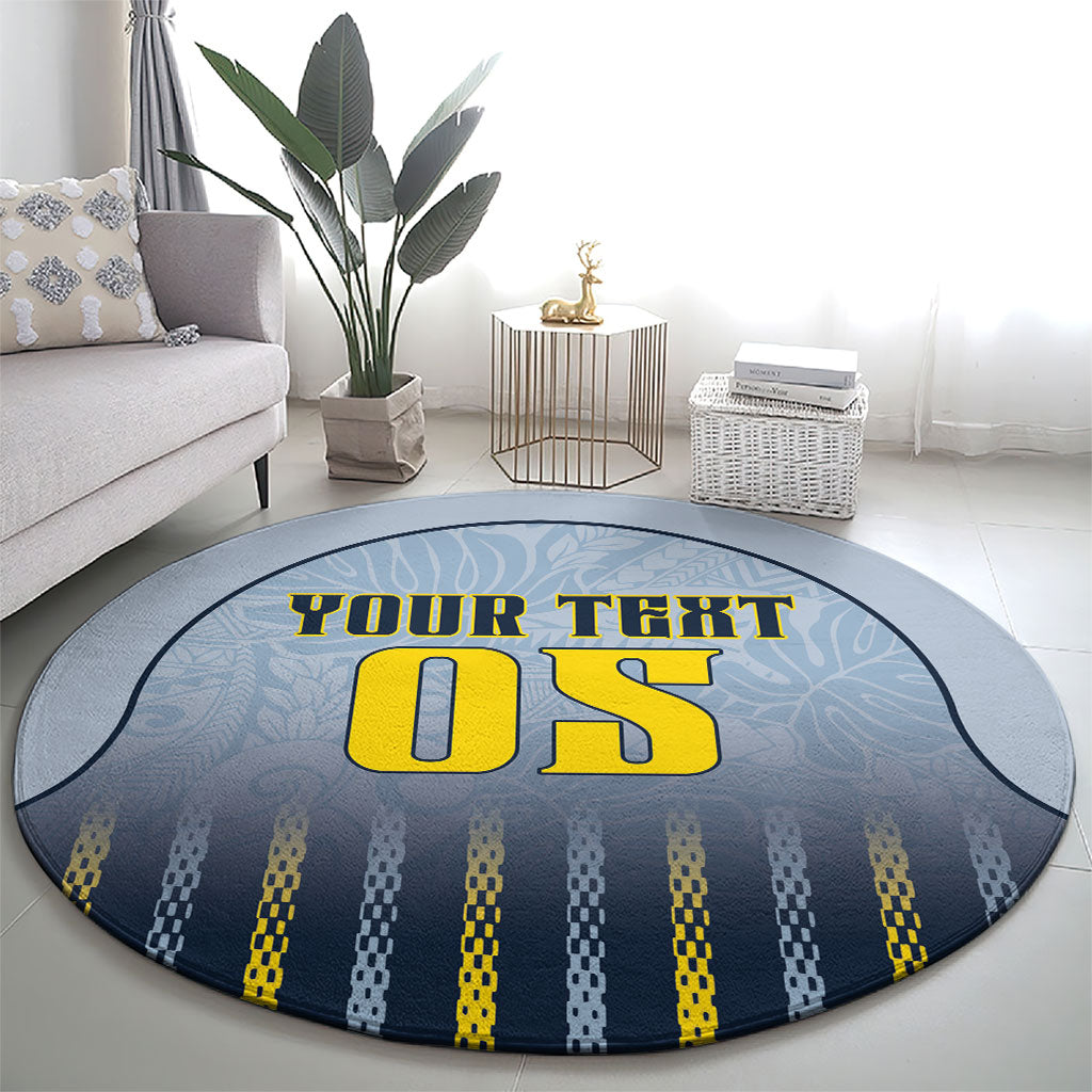 Custom Antigua And Barbuda 2026 Cricket Round Carpet Fly High Falcons