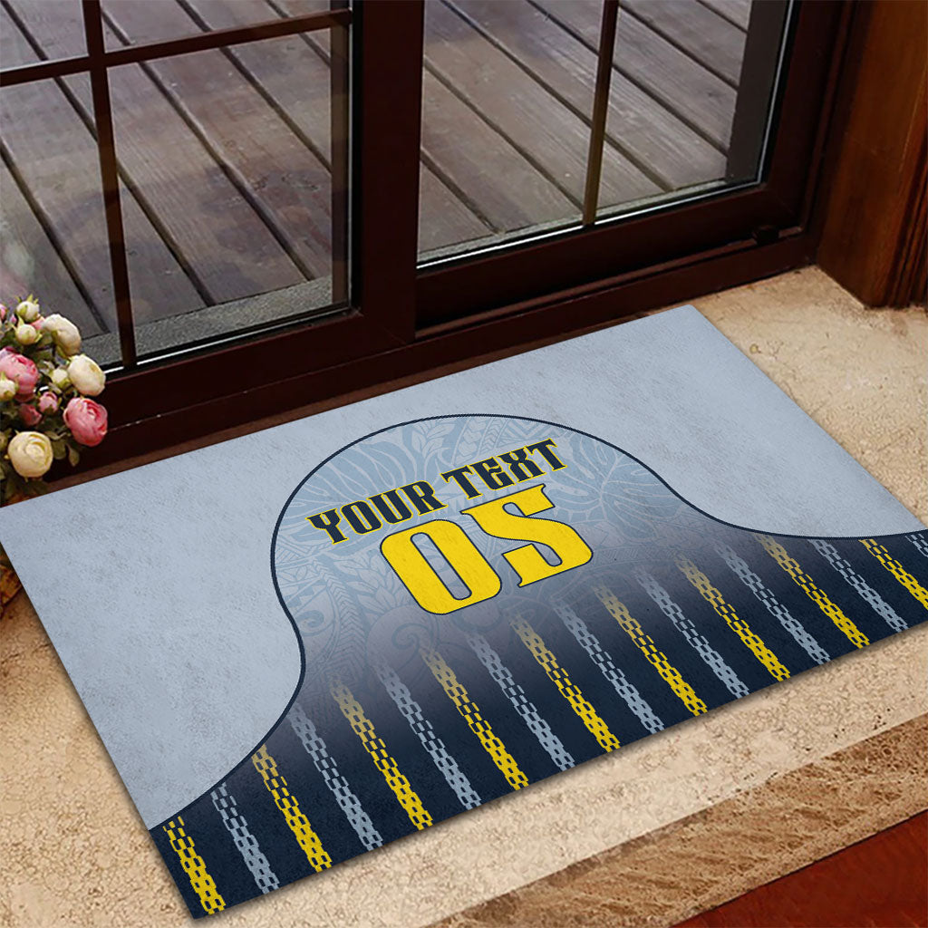 Custom Antigua And Barbuda 2026 Cricket Rubber Doormat Fly High Falcons