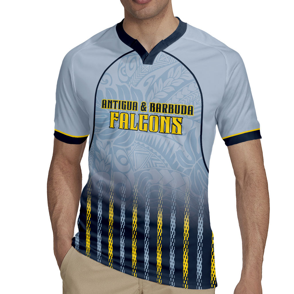 Custom Antigua And Barbuda 2026 Cricket Rugby Jersey Fly High Falcons