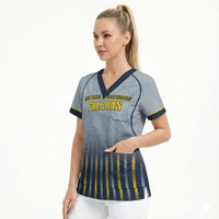 Custom Antigua And Barbuda 2026 Cricket Scrub Top Fly High Falcons