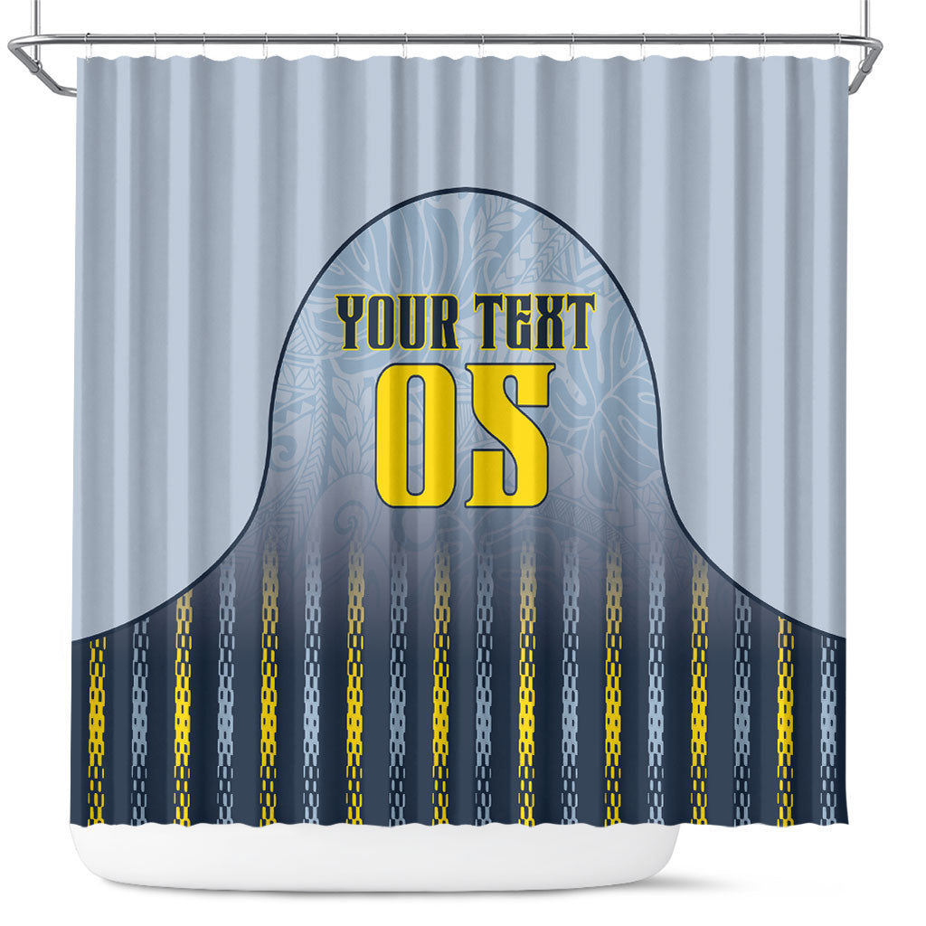 Custom Antigua And Barbuda 2026 Cricket Shower Curtain Fly High Falcons