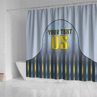 Custom Antigua And Barbuda 2026 Cricket Shower Curtain Fly High Falcons