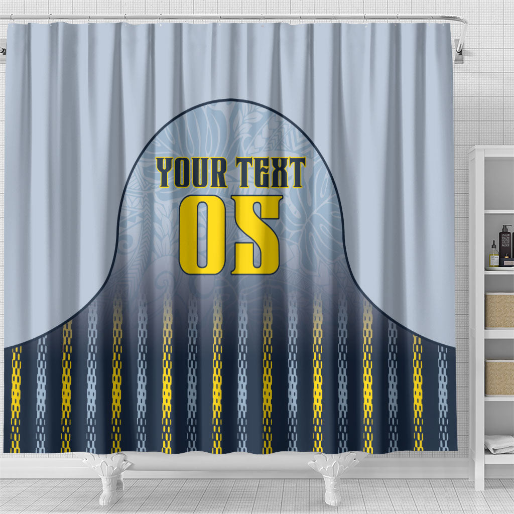 Custom Antigua And Barbuda 2026 Cricket Shower Curtain Fly High Falcons