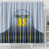 Custom Antigua And Barbuda 2026 Cricket Shower Curtain Fly High Falcons