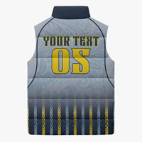 Custom Antigua And Barbuda 2026 Cricket Sleeveless Puffer Jacket Fly High Falcons