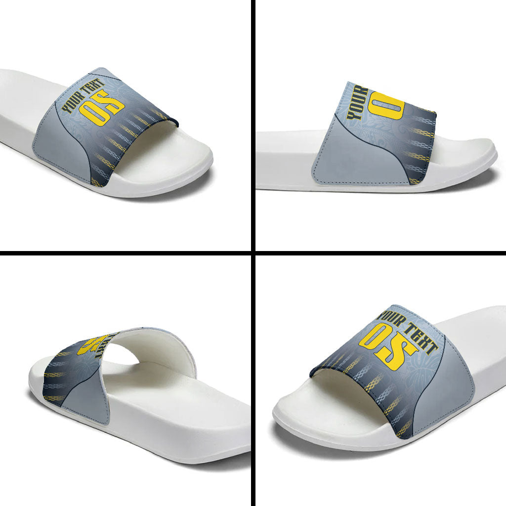 Custom Antigua And Barbuda 2026 Cricket Slide Sandals Fly High Falcons