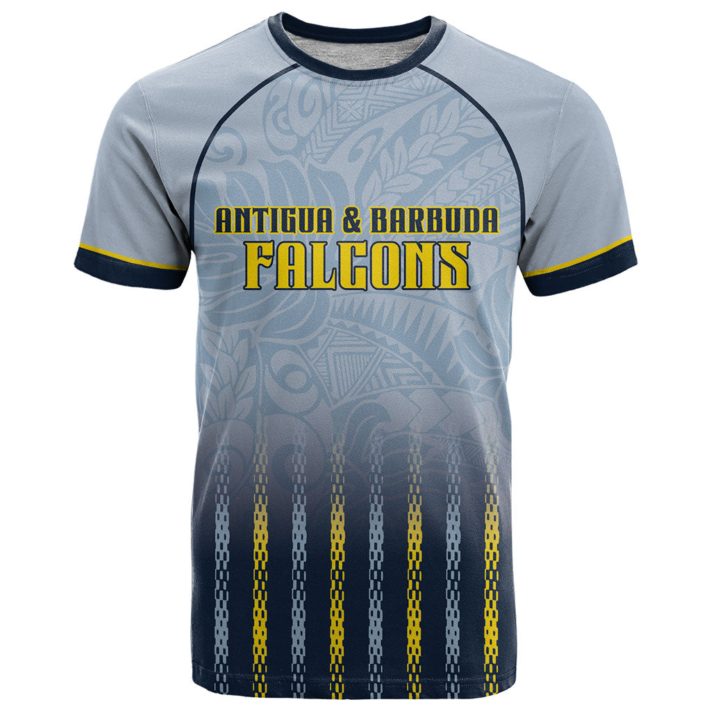 Custom Antigua And Barbuda 2026 Cricket T Shirt Fly High Falcons