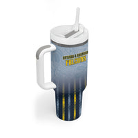 Custom Antigua And Barbuda 2026 Cricket Tumbler With Handle Fly High Falcons
