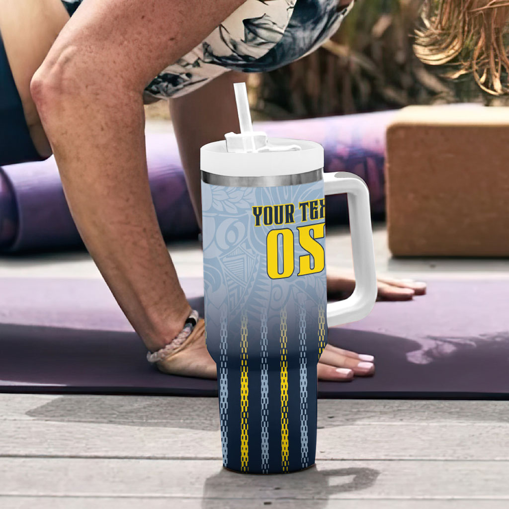 Custom Antigua And Barbuda 2026 Cricket Tumbler With Handle Fly High Falcons