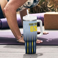 Custom Antigua And Barbuda 2026 Cricket Tumbler With Handle Fly High Falcons
