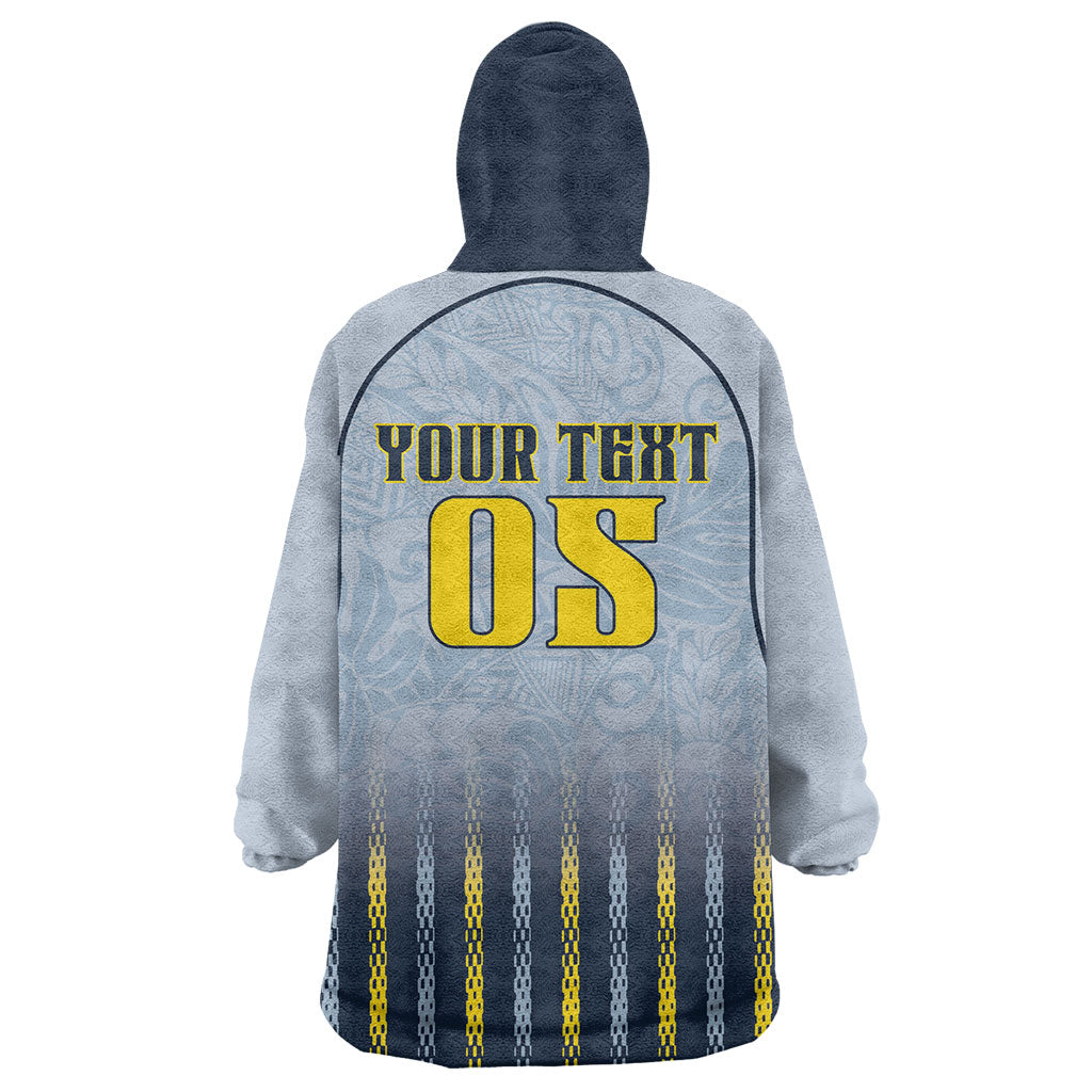 Custom Antigua And Barbuda 2026 Cricket Wearable Blanket Hoodie Fly High Falcons