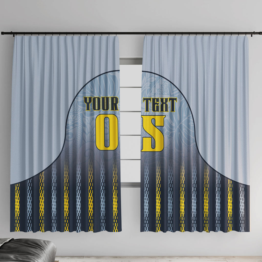 Custom Antigua And Barbuda 2026 Cricket Window Curtain Fly High Falcons