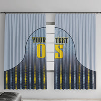 Custom Antigua And Barbuda 2026 Cricket Window Curtain Fly High Falcons