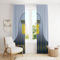 Custom Antigua And Barbuda 2026 Cricket Window Curtain Fly High Falcons