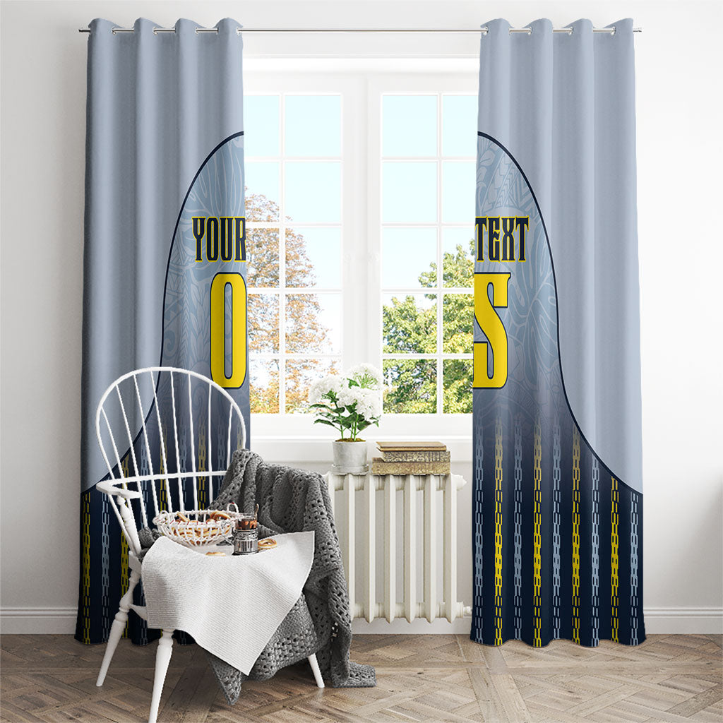 Custom Antigua And Barbuda 2026 Cricket Window Curtain Fly High Falcons