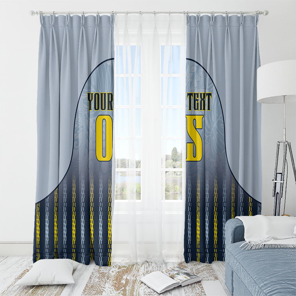 Custom Antigua And Barbuda 2026 Cricket Window Curtain Fly High Falcons