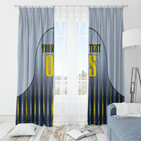 Custom Antigua And Barbuda 2026 Cricket Window Curtain Fly High Falcons